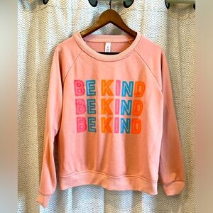 BE KIND Pink Sweatshirt
